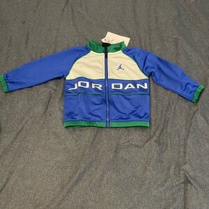 Jumpman Michael Jordan 18M Racer Blue, White & Green Zip Up